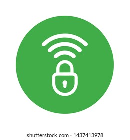 Wifi signal icon vector design template