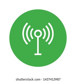 Wifi signal icon vector design template