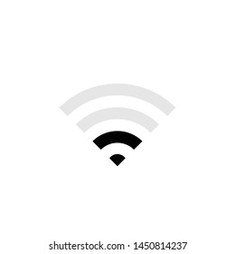 Wifi Signal Icon Vector Design Symbol Illustration