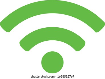 Archivo vectorial de icono de señal WiFi.