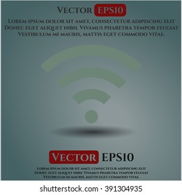 Wifi signal icon vector illustration