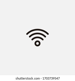Wifi-Symbol-Vektorillustration-Illustrationszeichen