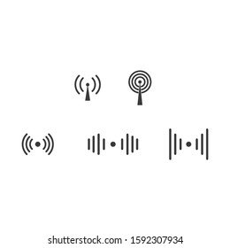 Wifi signal icon. Vector internet wireless symbol icon illustration
