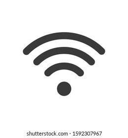 Wifi signal icon. Vector internet wireless symbol icon illustration