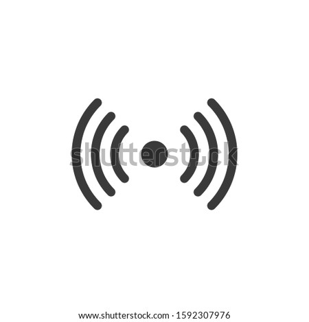 Wifi signal icon. Vector internet wireless symbol icon illustration