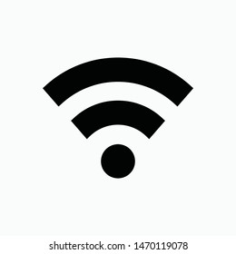 wi-fi signal icon vector isolated