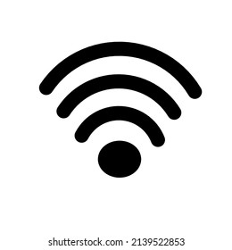 wifi signal icon vector with simple design