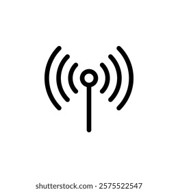 WiFi signal icon vector template