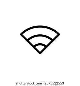 WiFi signal icon vector template