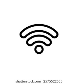 WiFi signal icon vector template