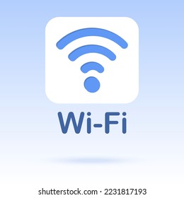 Wi-Fi signal Icon. Wireless internet concept. Wi-Fi  Icon vector. Network wifi business concept. Wireless and wifi icon