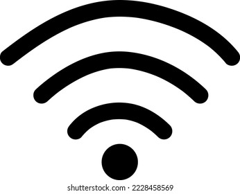 Wifi signal icon wireless symbol connection on white background..eps

