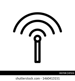 Wifi signal icon. wireless technology. vector illsutration. EPS 10
