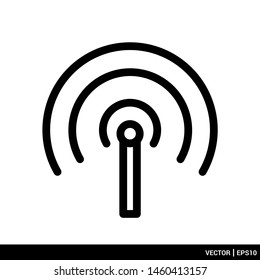 Wifi signal icon. wireless technology. vector illsutration. EPS 10