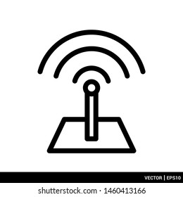Wifi signal icon. wireless technology. vector illsutration. EPS 10