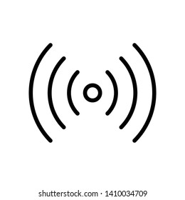 Wifi signal icons vector design template