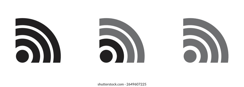  Wi-Fi signal indicates wireless network strength, showing connectivity quality for internet access on devices.