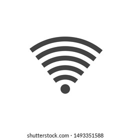 Wifi signal internet connection icon in vector