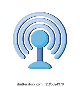 wifi signal isolated icon