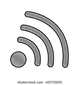 wifi signal isolated icon