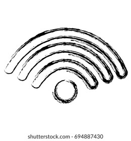 wifi signal isolated icon