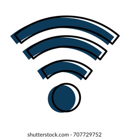 wifi signal isolated icon