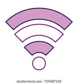 wifi signal isolated icon