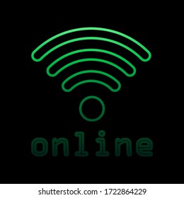 wifi signal nolan icon. Simple thin line, outline vector of sosial media network icons for ui and ux, website or mobile application