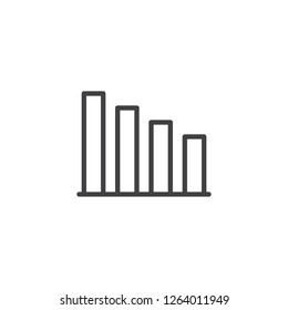 Wi-fi  signal outline icon. linear style sign for mobile concept and web design. Wireless network signal simple line vector icon. Symbol, logo illustration. Pixel perfect vector graphics