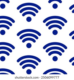 Patrón de señal Wi-Fi sobre fondo blanco