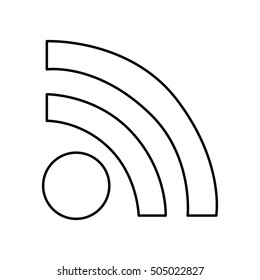 wifi signal pictogram icon image 