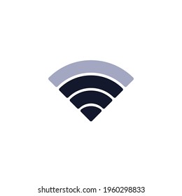 wi-fi signal strength flat icon, mobile phone wifi signal vector sign, colorful pictogram isolated on white. Symbol, logo illustration. Flat style design