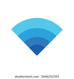 Wi-Fi Signal Strength Icon isolated