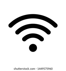 Wifi Signal Symbol Icon Vector Illustration - Vector