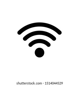 Wifi Signal Symbol Icon Vector Illustration - Vector