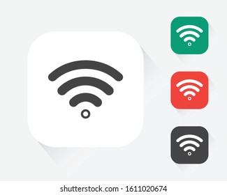 Wifi Signal Symbol Icon Vector Illustration