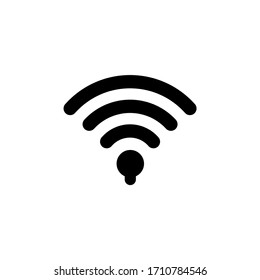 Wifi signal symbol icon vector isolated