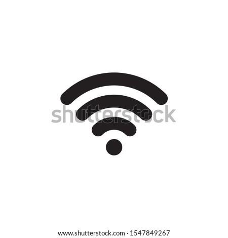 Wifi Signal Symbol Icon Vector Illustration - Vector