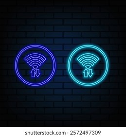 Wi-Fi signal. Wi-fi symbol. Wireless network..