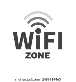 Wi-Fi signal symbols and an internet connect ionic. Wi-fi Wireless Network icon.