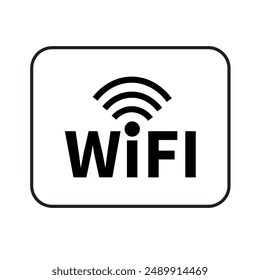 Wi-Fi signal symbols and an internet connect ionic. Wi-fi Wireless Network icon.
