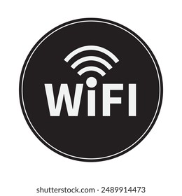 Wi-Fi signal symbols and an internet connect ionic. Wi-fi Wireless Network icon.