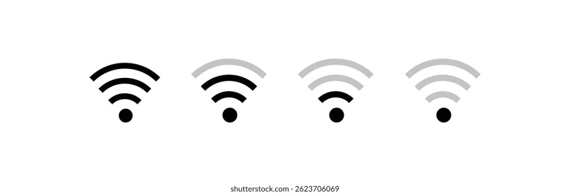 Wi-Fi signal symbols and an internet connection, that enable remote internet access.