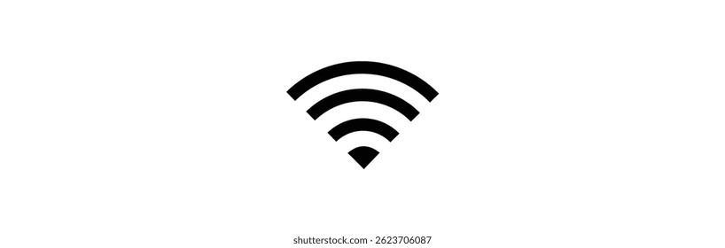 Símbolos de sinal Wi-Fi e uma conexão com a Internet, que permitem o acesso remoto à Internet.