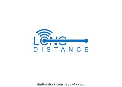 Wifi signal technology logo design 