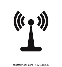 Wifi signal tower vector icon