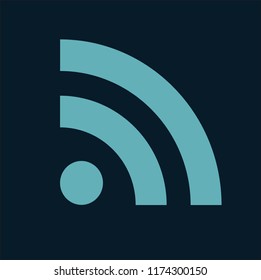 wi-fi signal vector icon