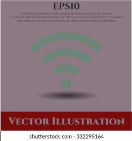Wifi signal vector icon
