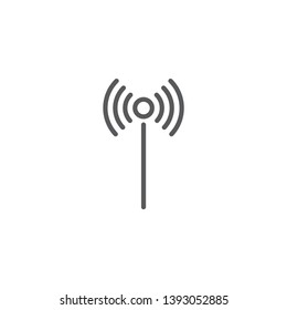 wifi signal vector icon concept, isolated on white background