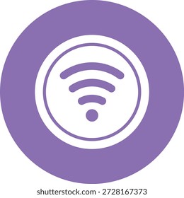 Ilustração do design do ícone do vetor do sinal de Wifi